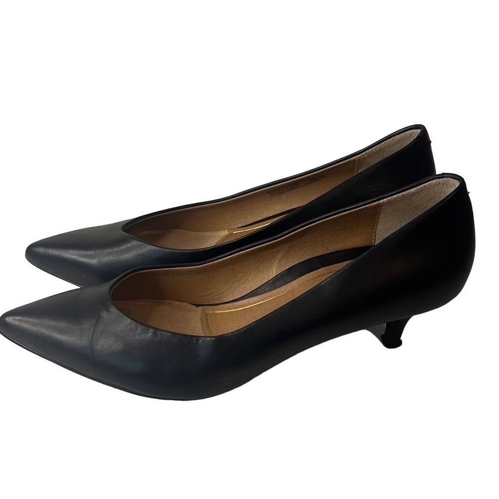 VIONIC women’s black leather heels pumps Josie sz 8.5